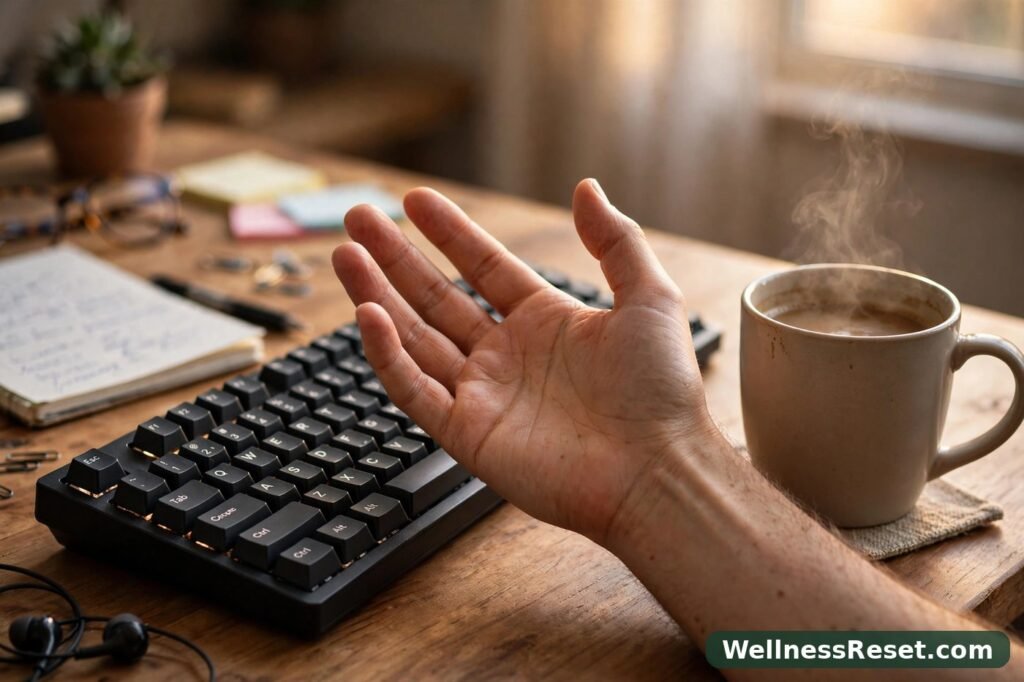 Hand and Wrist Stretches for Typing Days