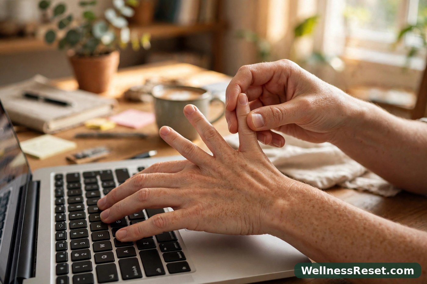 Hand and Wrist Stretches for Typing Days