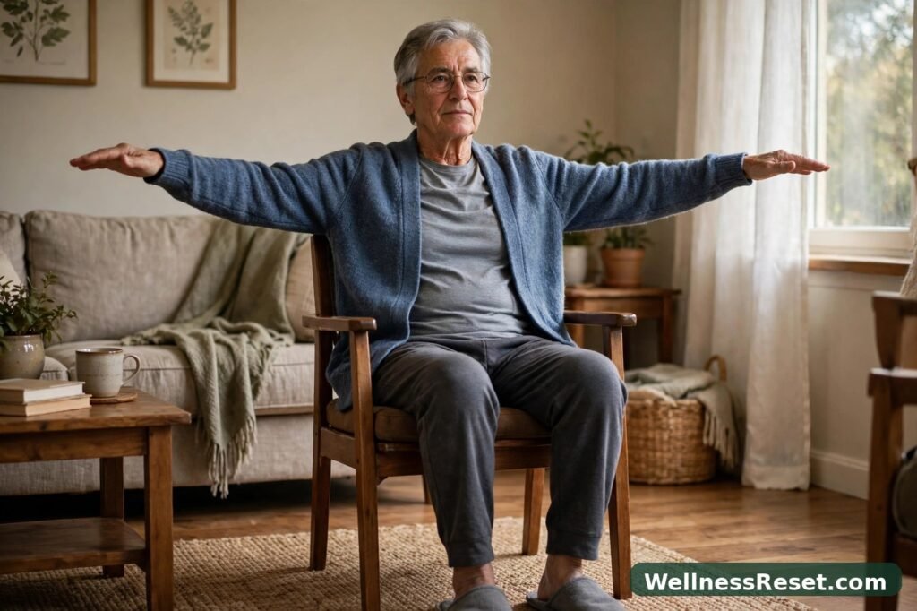 safe chair yoga for osteoporosis